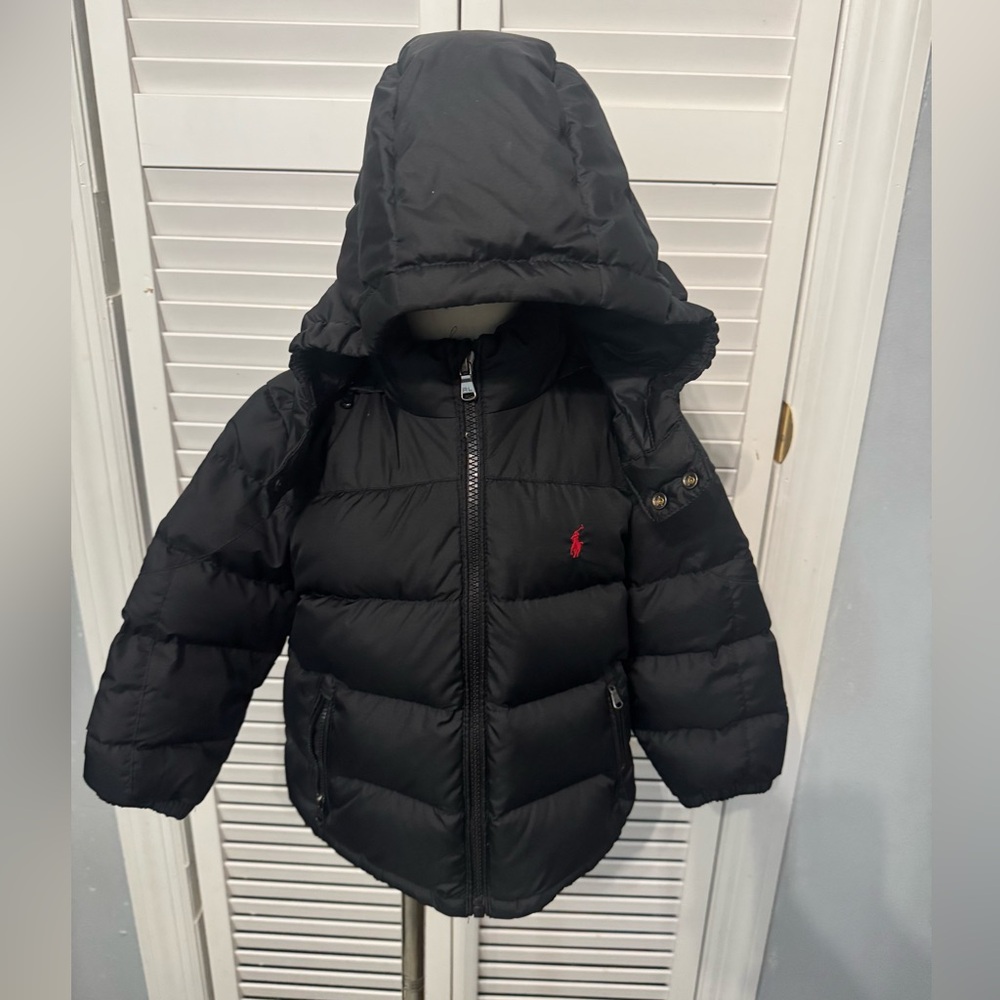 Polo by Ralph Lauren Black Hooded Jacket